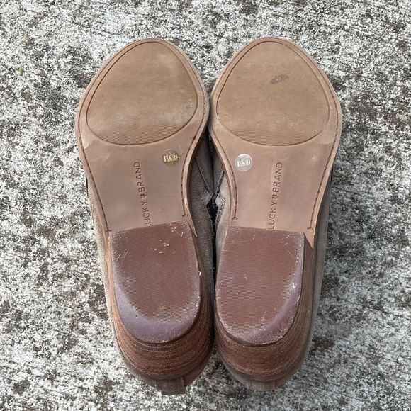 Lucky Brand Women's Faunia Booties Double Zip Tan Size 8.5M - Picture 8 of 8